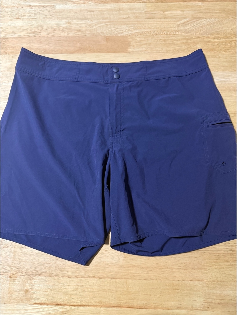 L.L.Bean Women’s Size 16 Navy Blue Board Shorts Swim UPF 50+